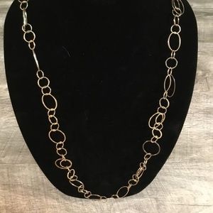 NY& CO Long Gold Chain Necklace